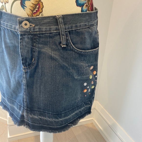 Mini denim skirt - Picture 5 of 11